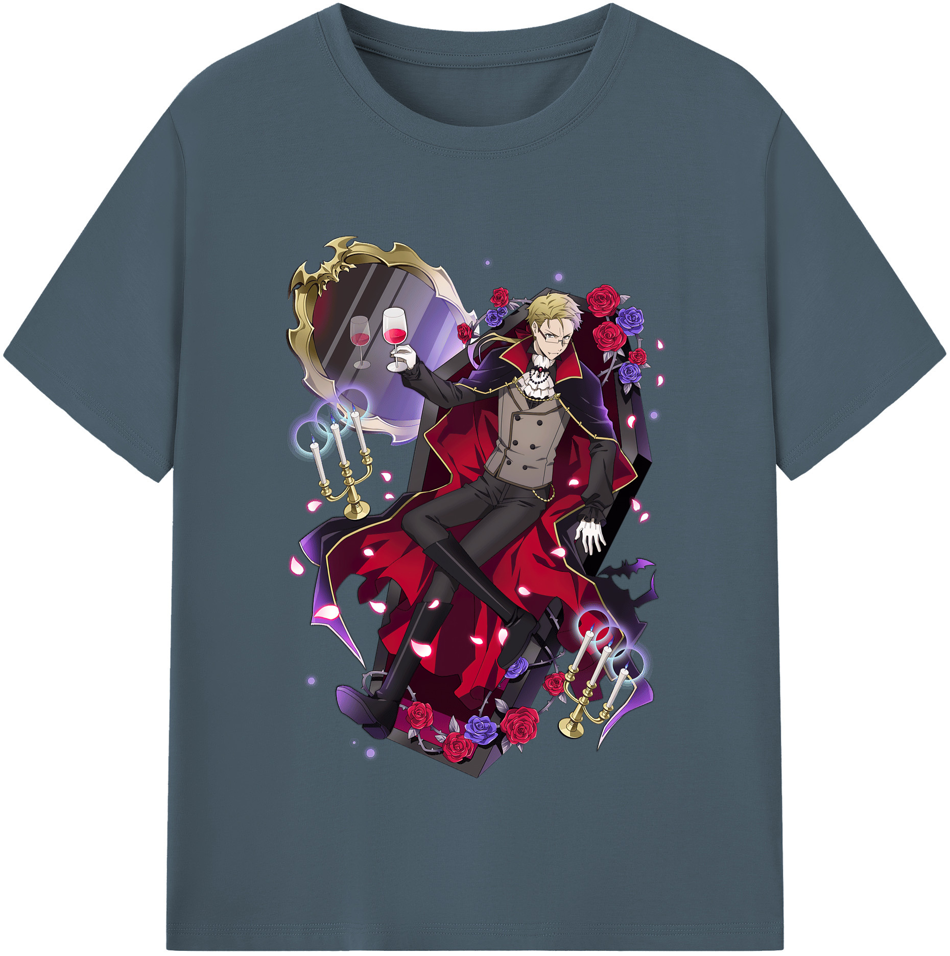 （画像用） 文豪ストレイドッグス Bungo Stray Dogs 綿100％半袖Tシャツ（フロントプリント）